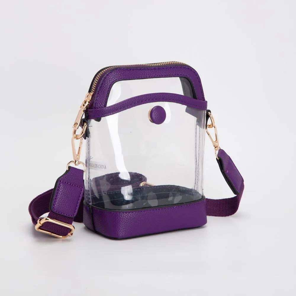 TG10575 Carly Clear Mini Crossbody Bag