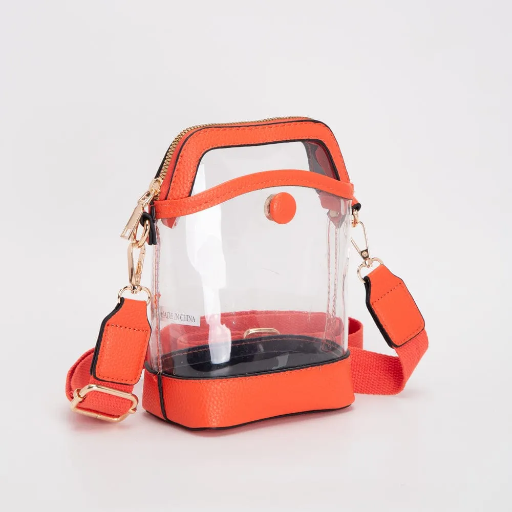 TG10575 Carly Clear Mini Crossbody Bag