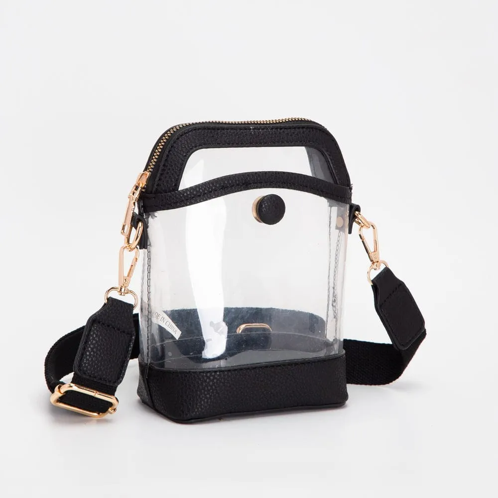 TG10575 Carly Clear Mini Crossbody Bag