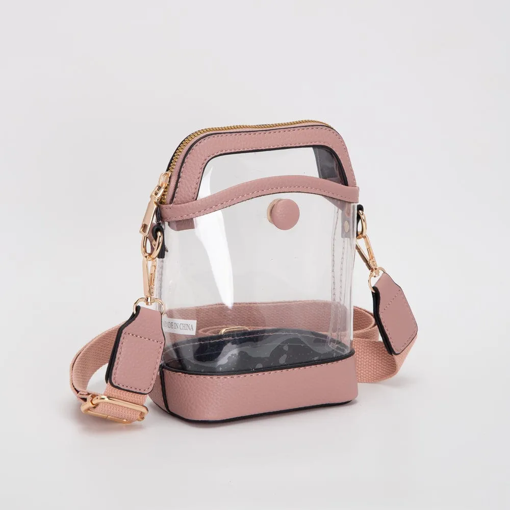 TG10575 Carly Clear Mini Crossbody Bag