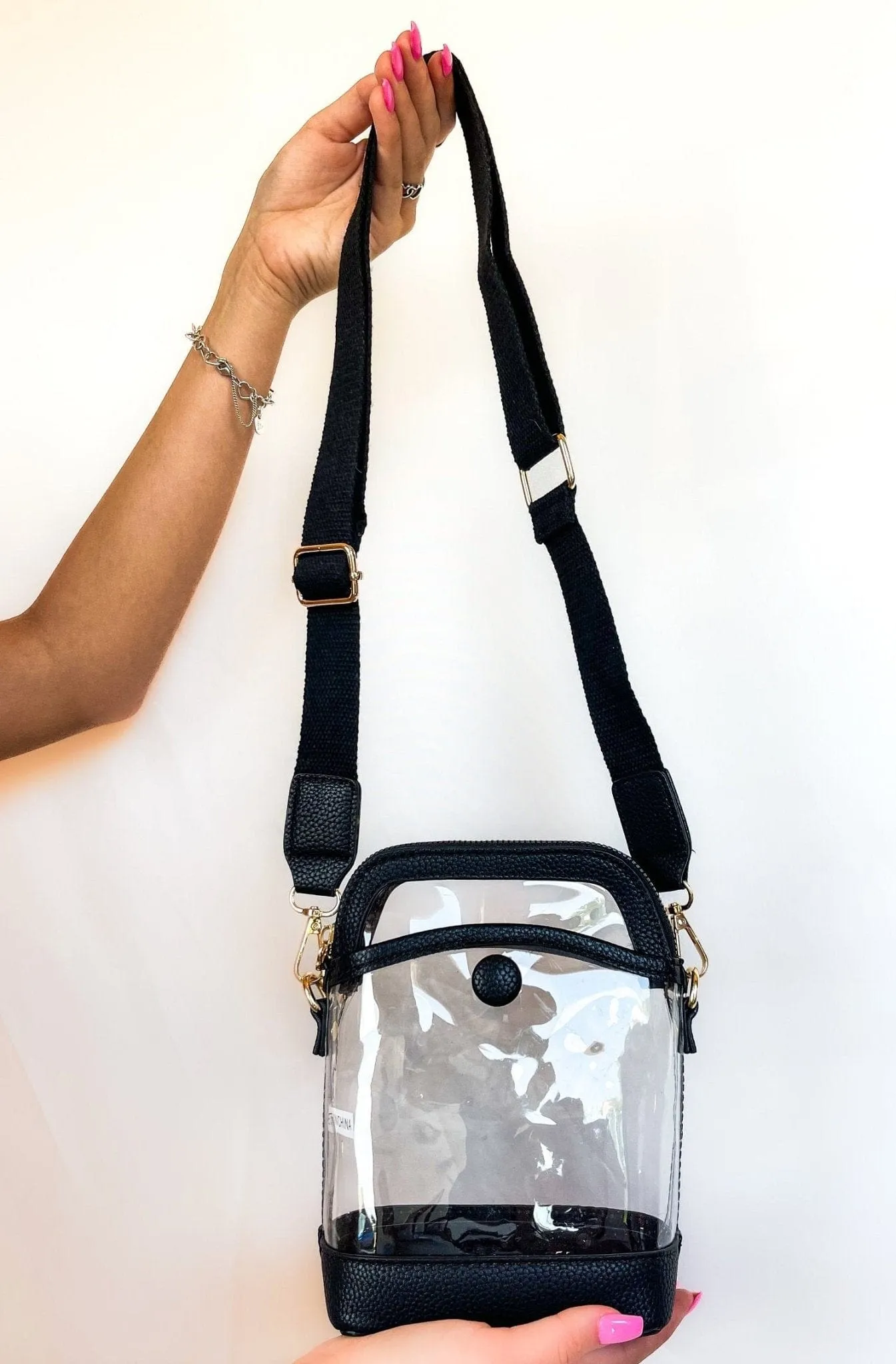 TG10575 Carly Clear Mini Crossbody Bag