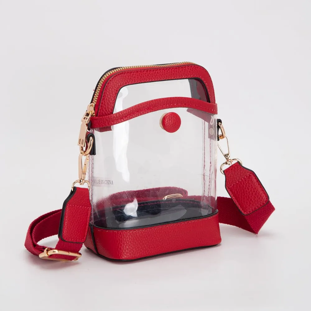 TG10575 Carly Clear Mini Crossbody Bag