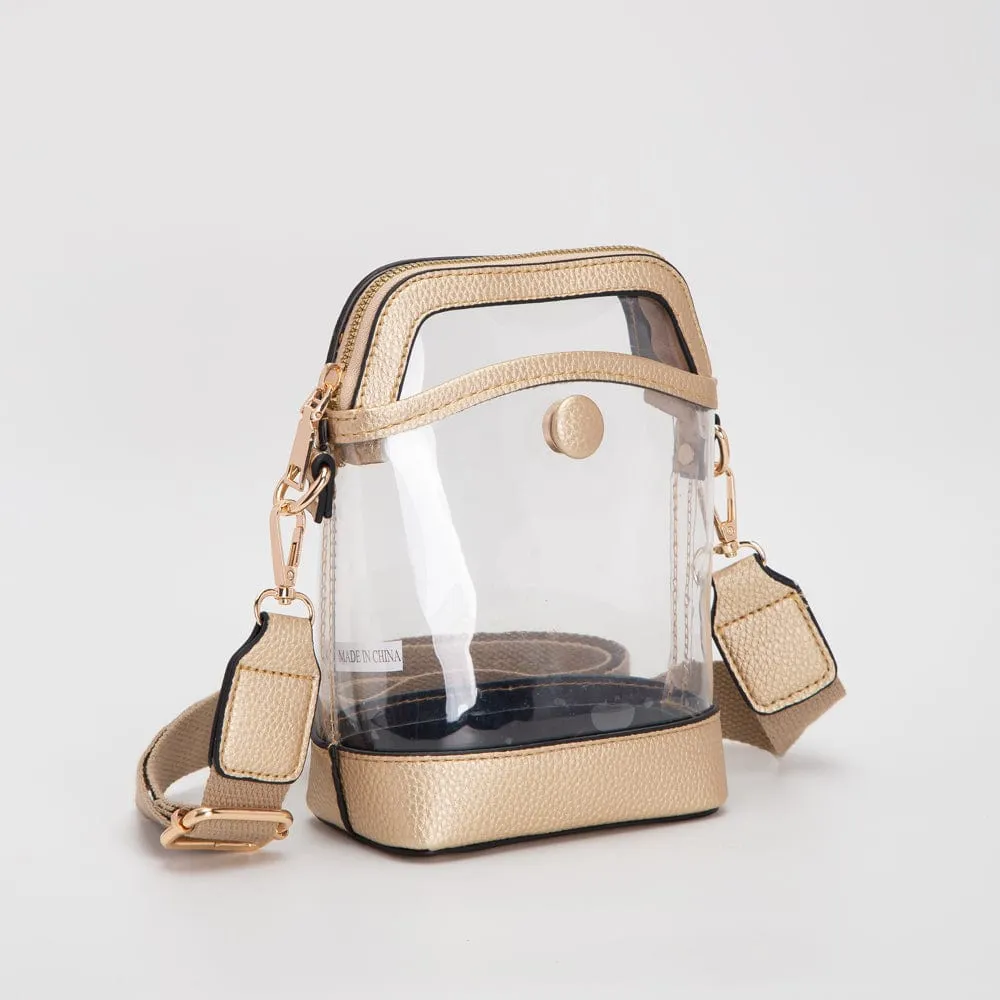 TG10575 Carly Clear Mini Crossbody Bag