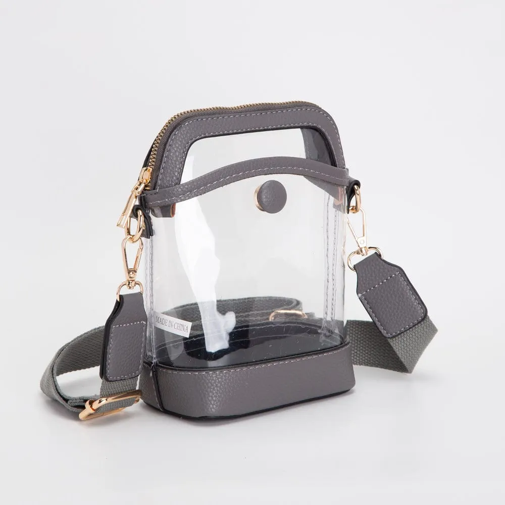 TG10575 Carly Clear Mini Crossbody Bag