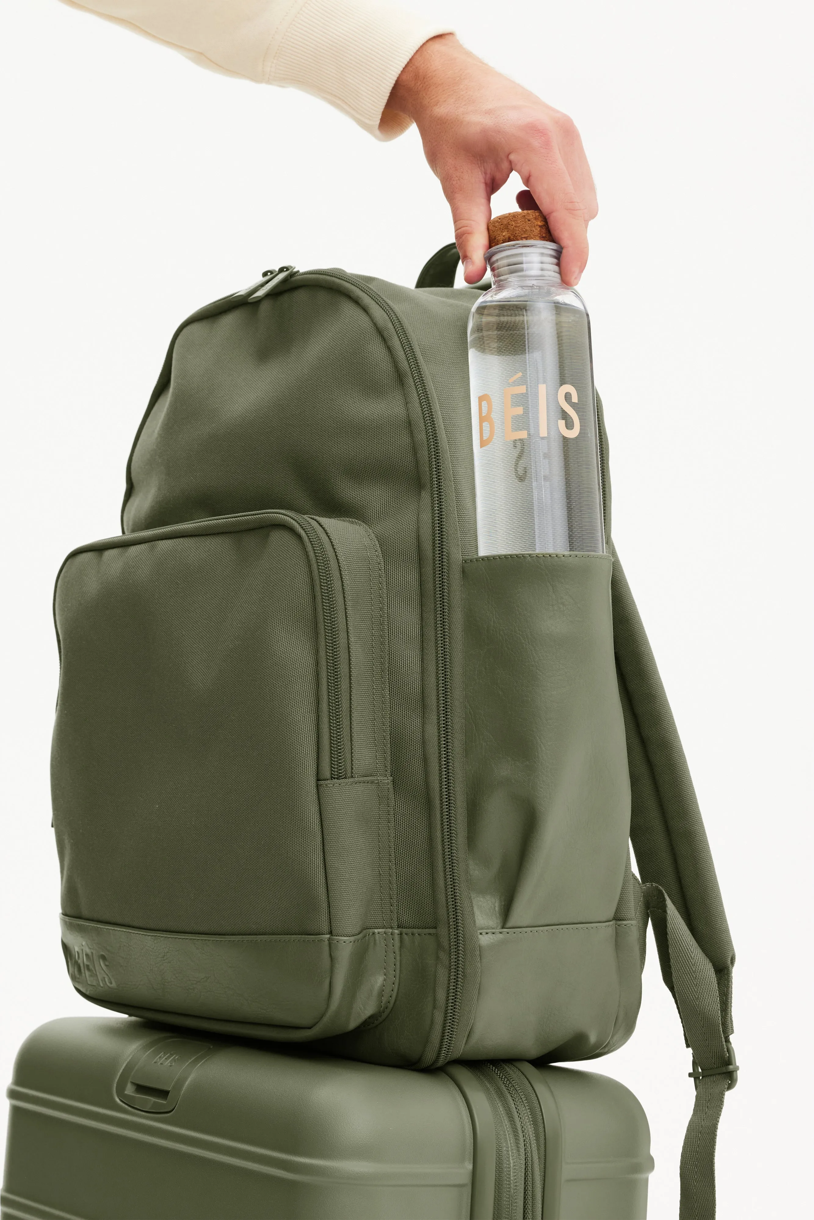 The Backpack in Olive