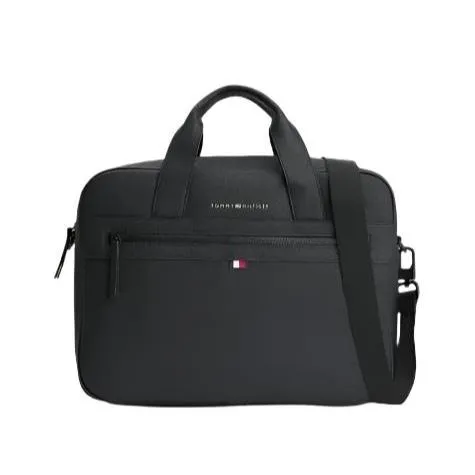 Tommy Hilfiger Unisex Essential PU Computer Bag Black