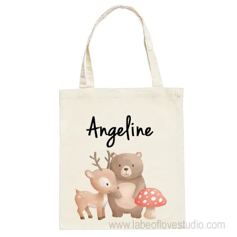 Tote: Happy Woodland Animals