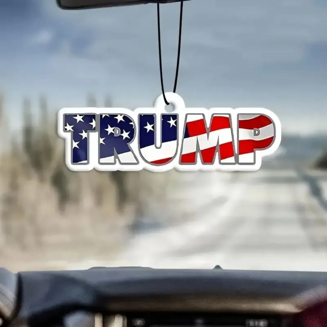 Trump Patriotic Car Fragrance Tablet