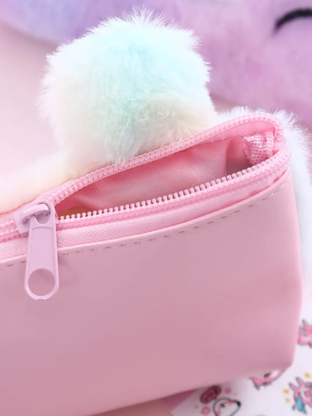 Unicorn Plush Pencil Case