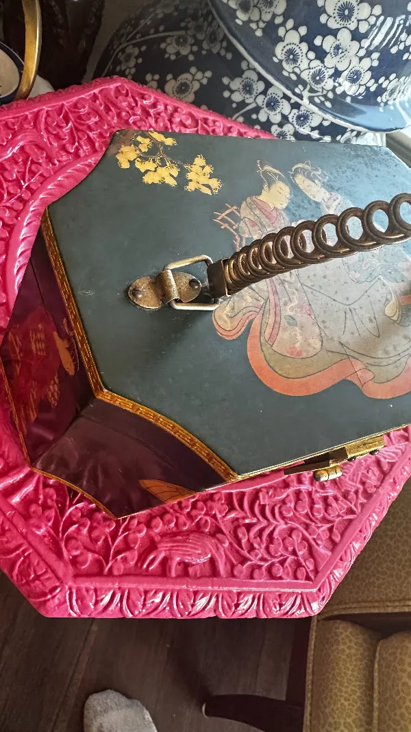 Vintage Box Purse - Chinoiserie