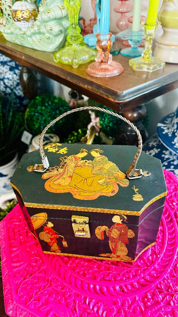 Vintage Box Purse - Chinoiserie