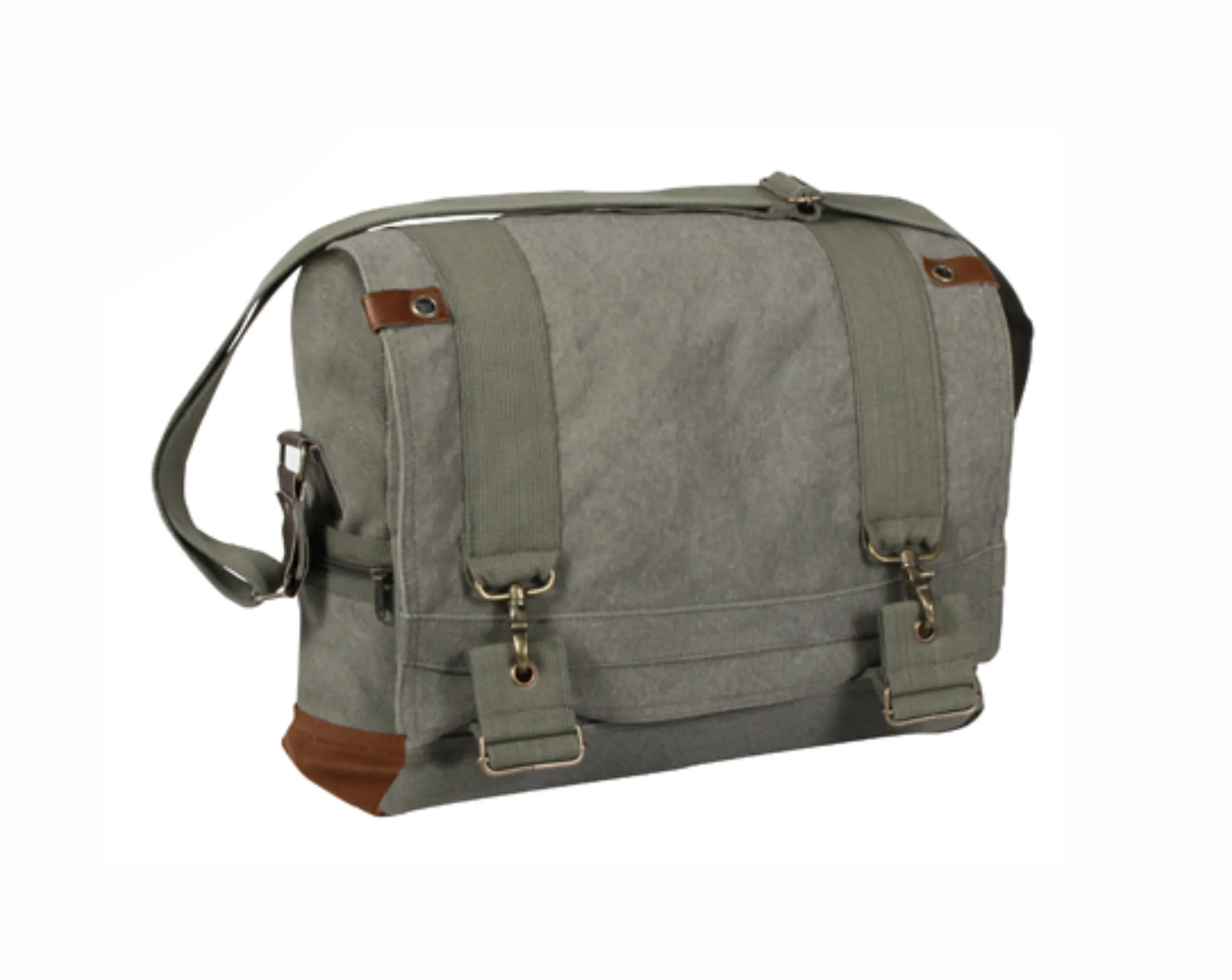 Vintage Canvas B-15 Pilot Messenger Bag