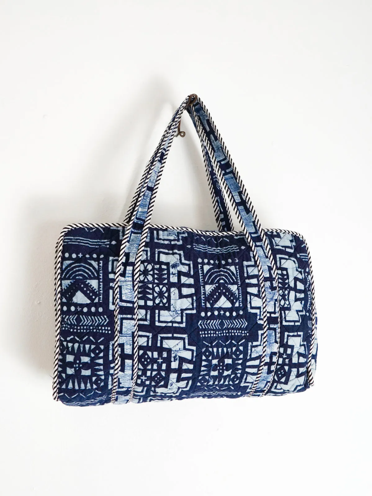 Vintage Quilted Batik Bag