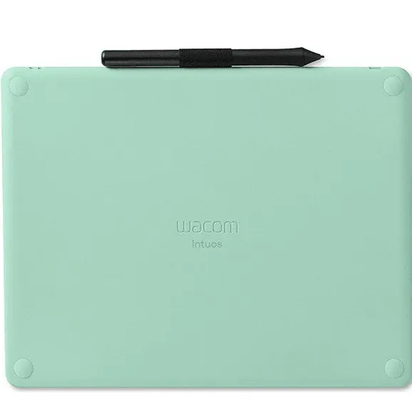 Wacom Intuos Creative Graphics Drawing Tablet Bluetooth Small w/ Pen Pistachio Green