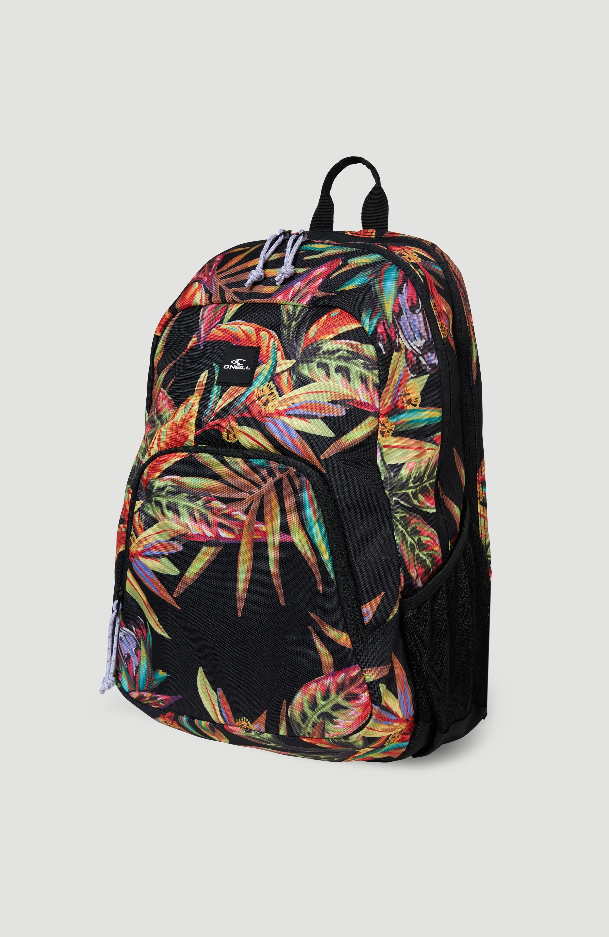 Wedge Backpack | Black Flower