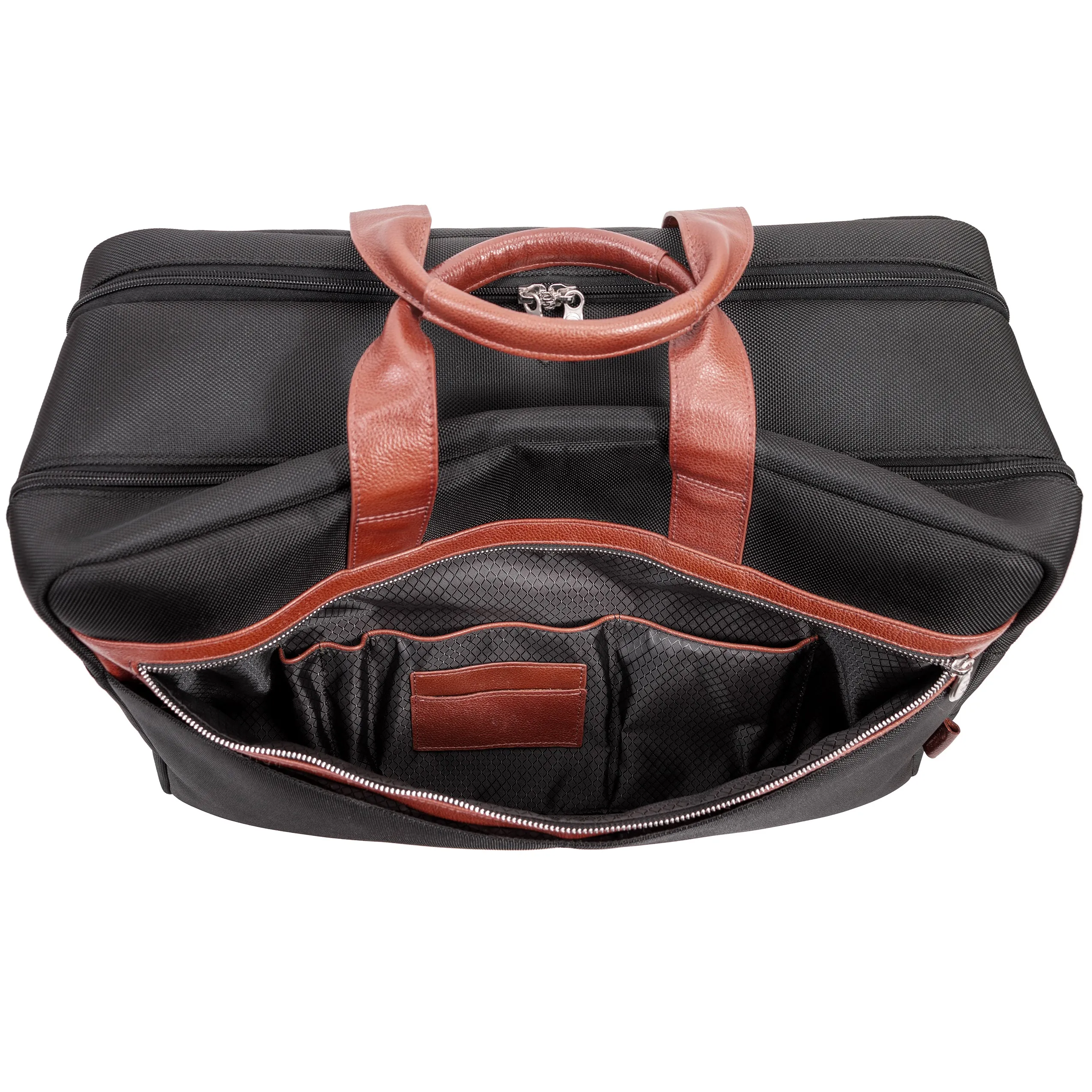 WELLINGTON  | 21” Nylon Carry-All Two-Tone Laptop Duffel