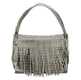 Western rhinestone fringe handbag