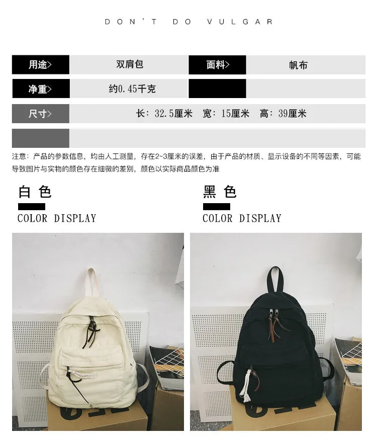 White and Black Sport Large Swagger Bag Backpack