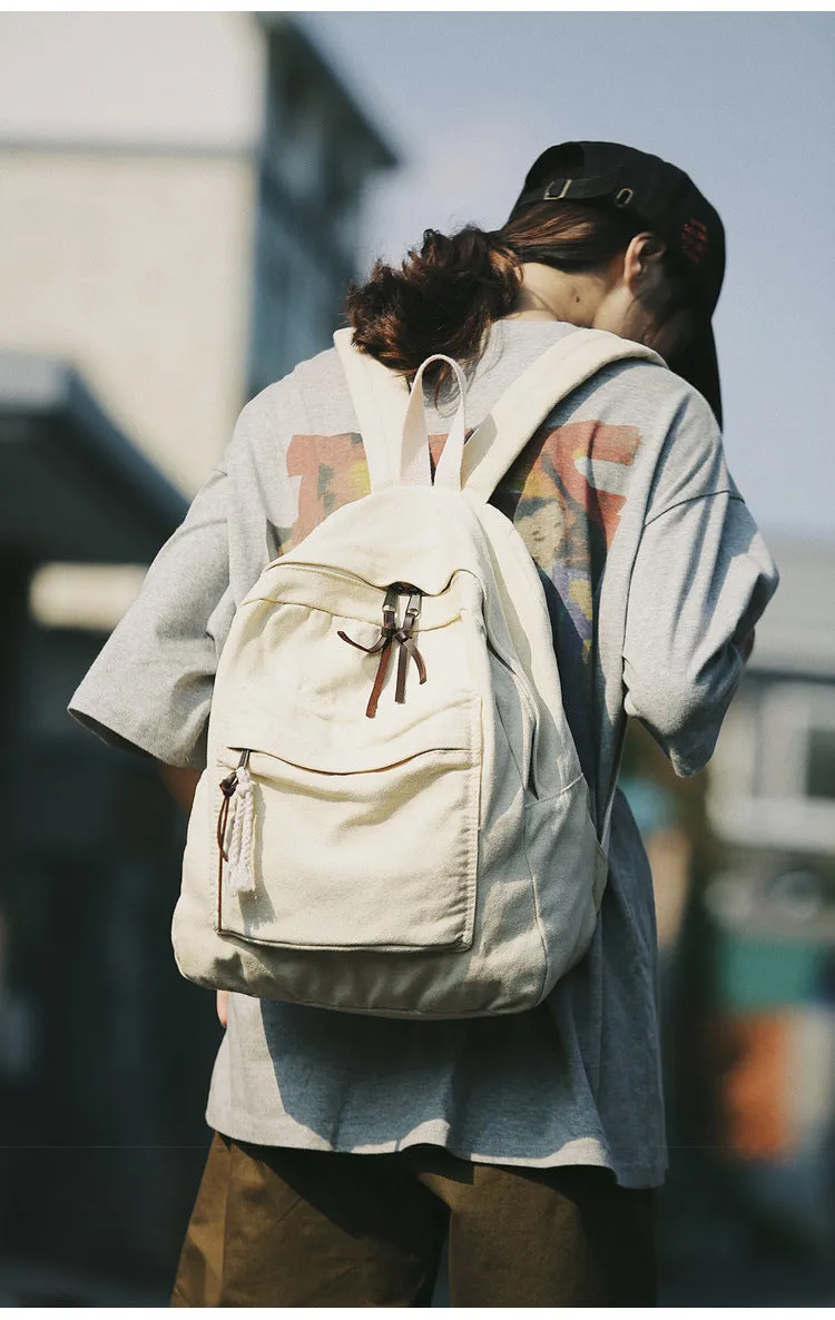 White and Black Sport Large Swagger Bag Backpack