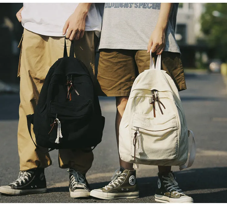 White and Black Sport Large Swagger Bag Backpack