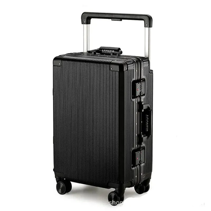 Wide Handle Travel Suitcase