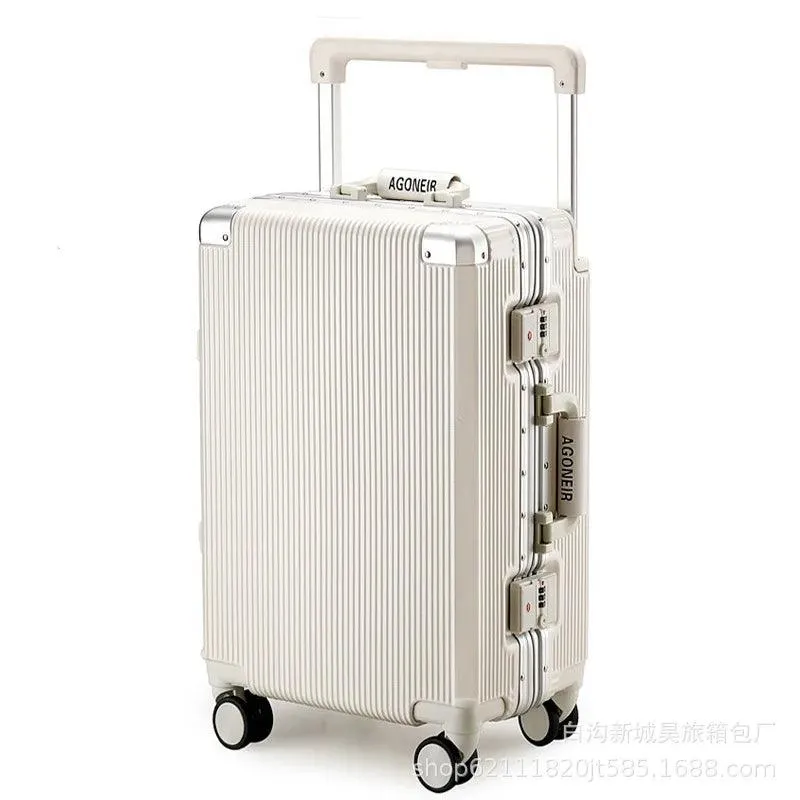 Wide Handle Travel Suitcase