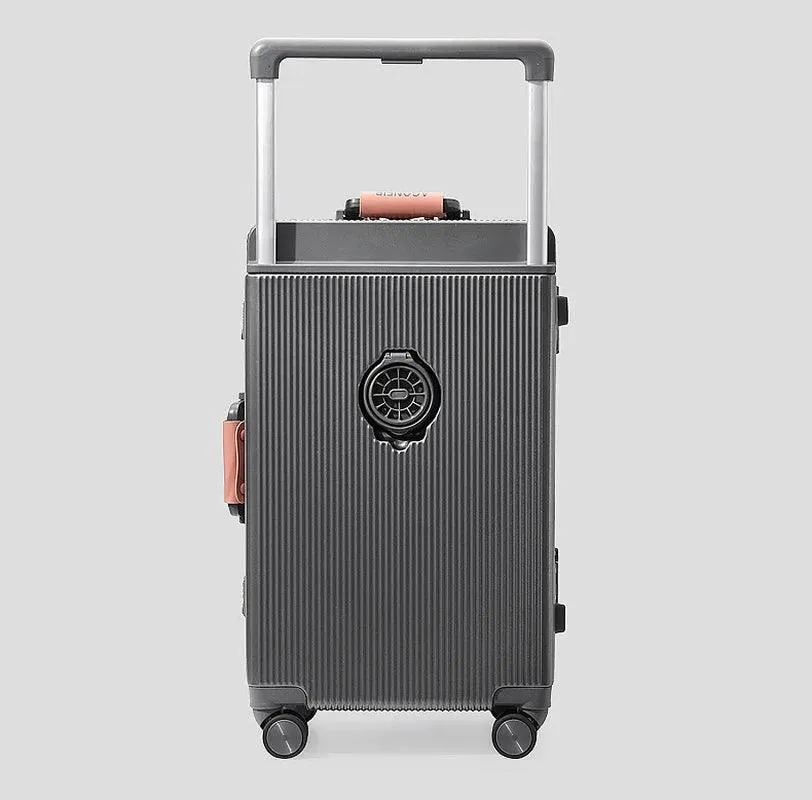 Wide Handle Travel Suitcase