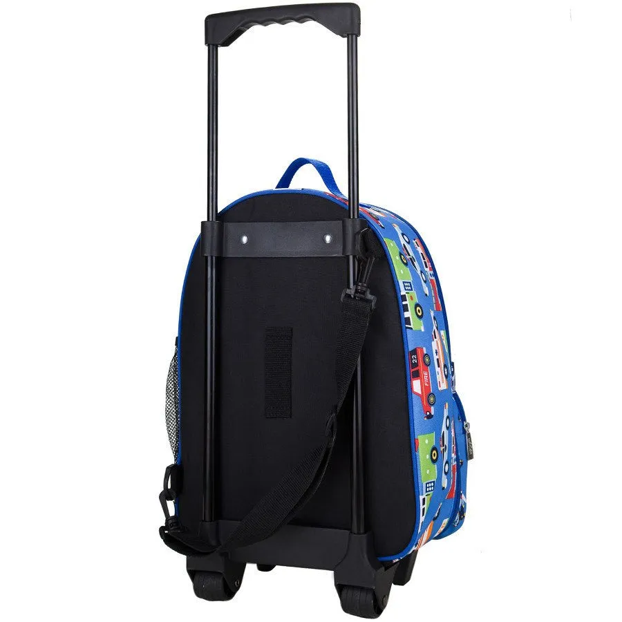 Wildkin Olive Kids Heroes Rolling Luggage Trolley School Bag