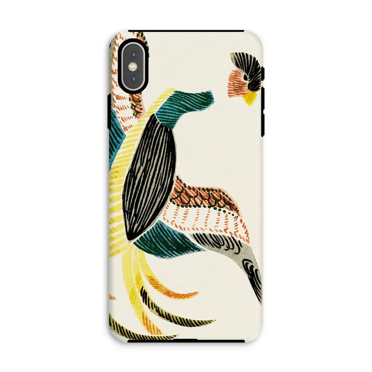 Woodblock Crane - Taguchi Tomoki Bird iPhone Case