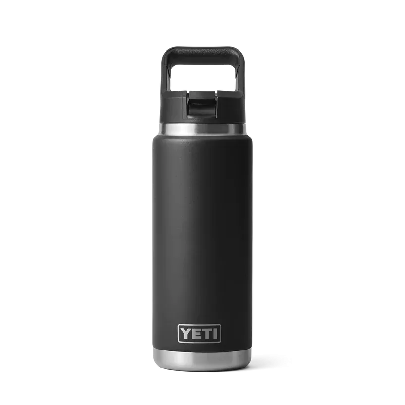 Yeti Rambler 26 Oz Straw Bottle Black