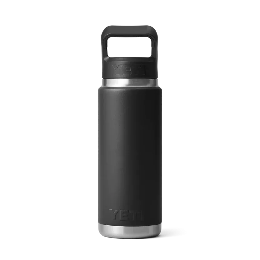 Yeti Rambler 26 Oz Straw Bottle Black